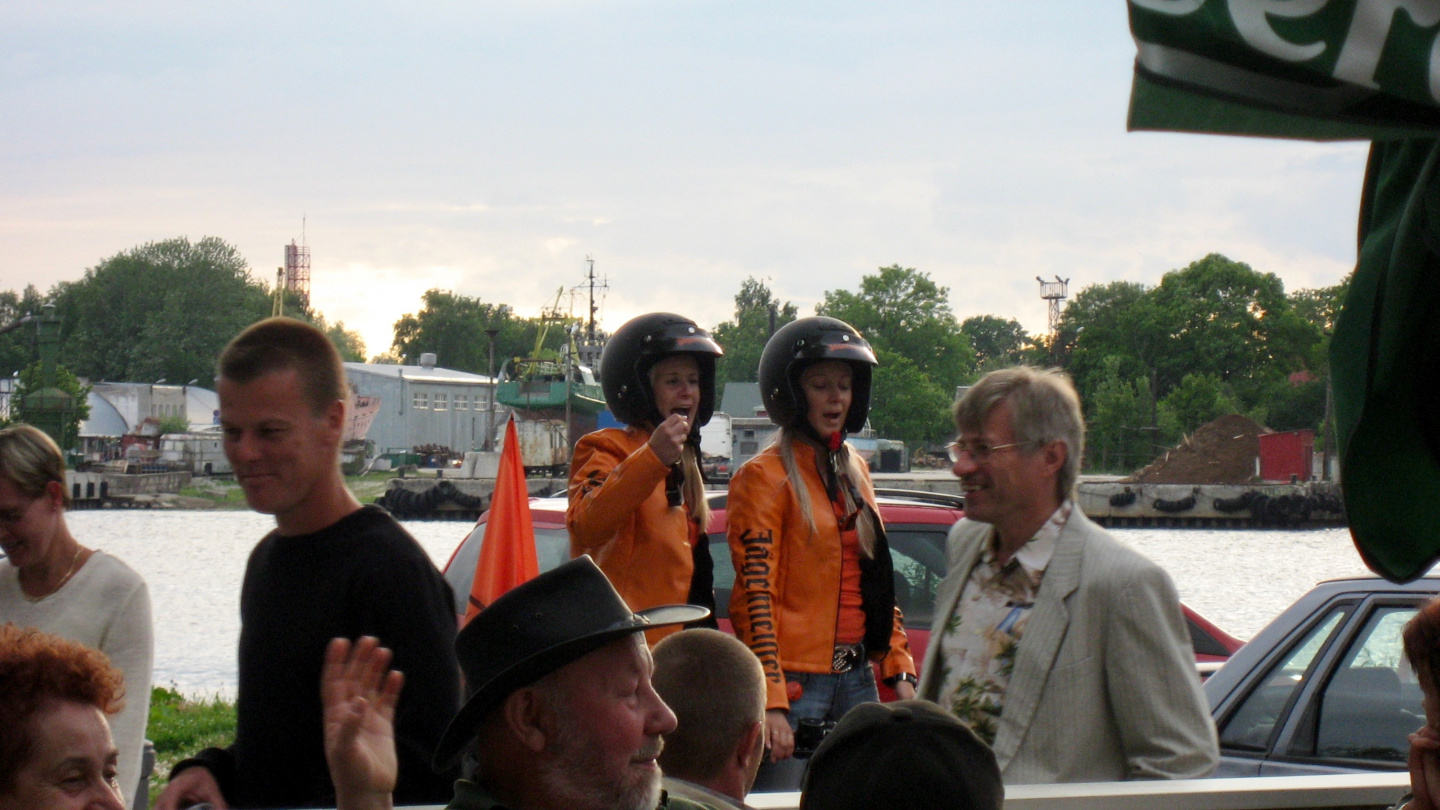 Jägermeister girls promorting on ATV in Pärnu