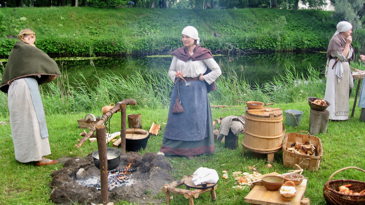 Cooking at Hansa festival in Pärnu