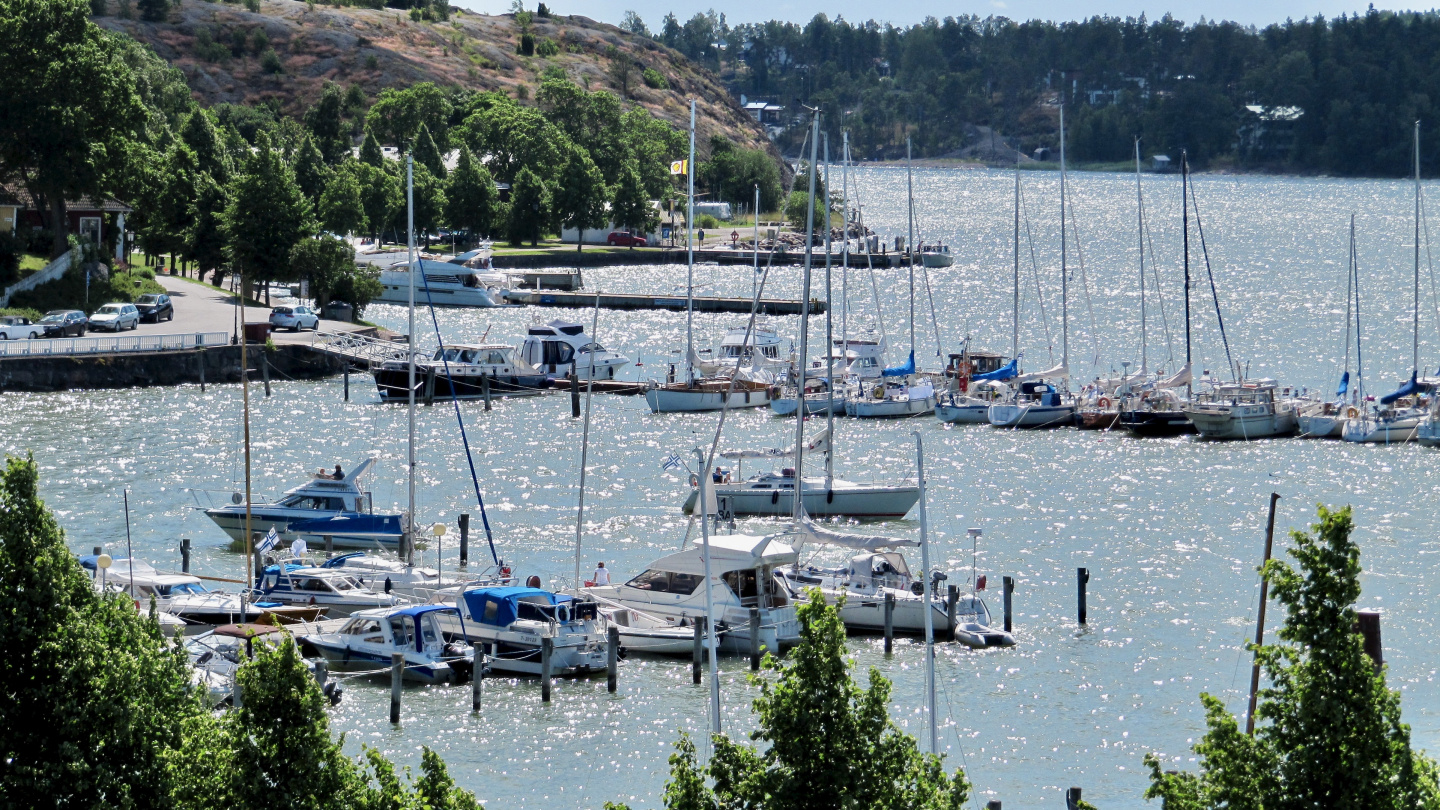 Suwena in the marina of Naantali