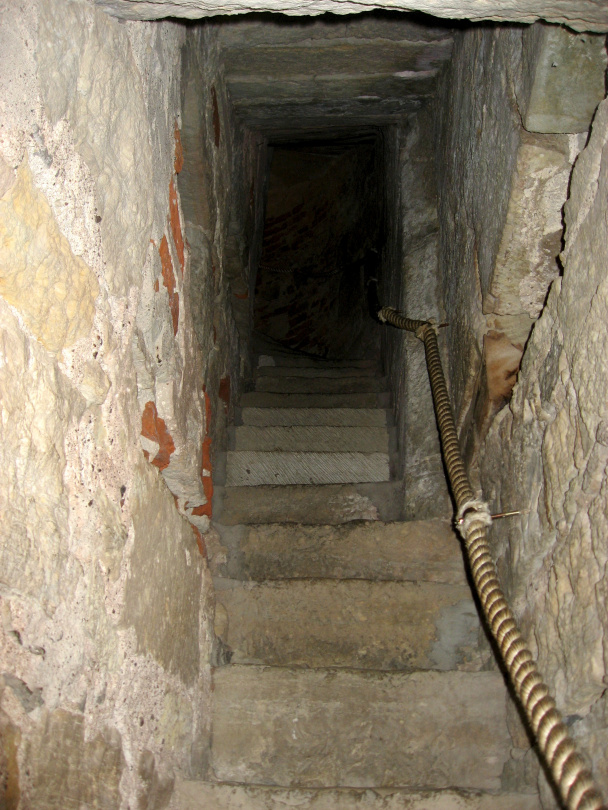 Stairs in the castle of Kuressaare