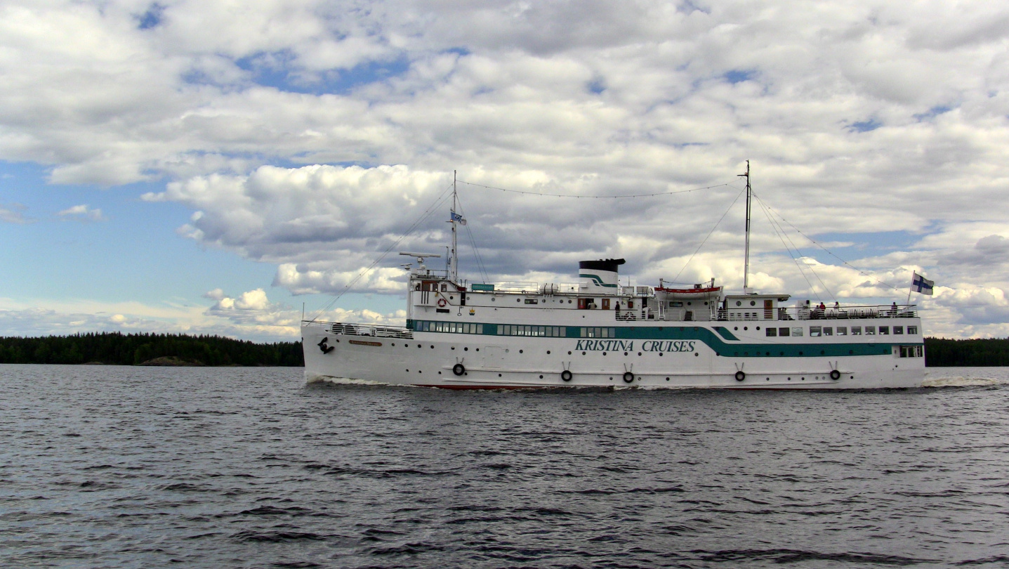 Kristiina Cruises on a way from Helsinki to Savonlinna