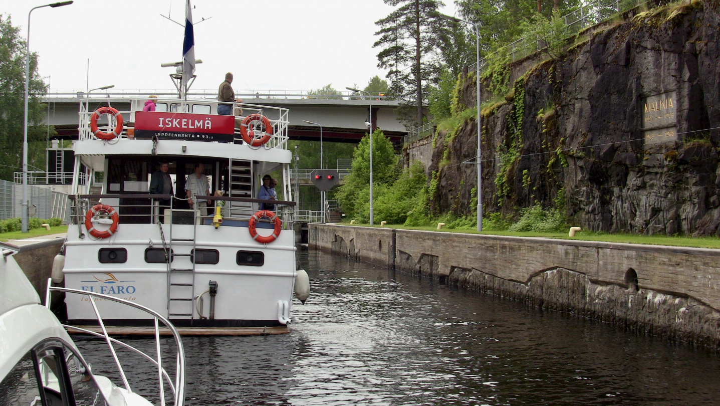 Mälkiän sulku Saimaan kanavassa