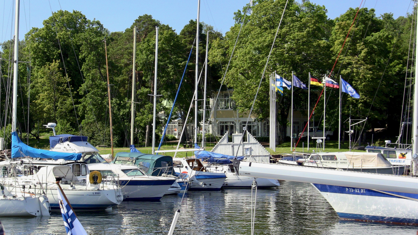 The marina of Sapokka in Kotka