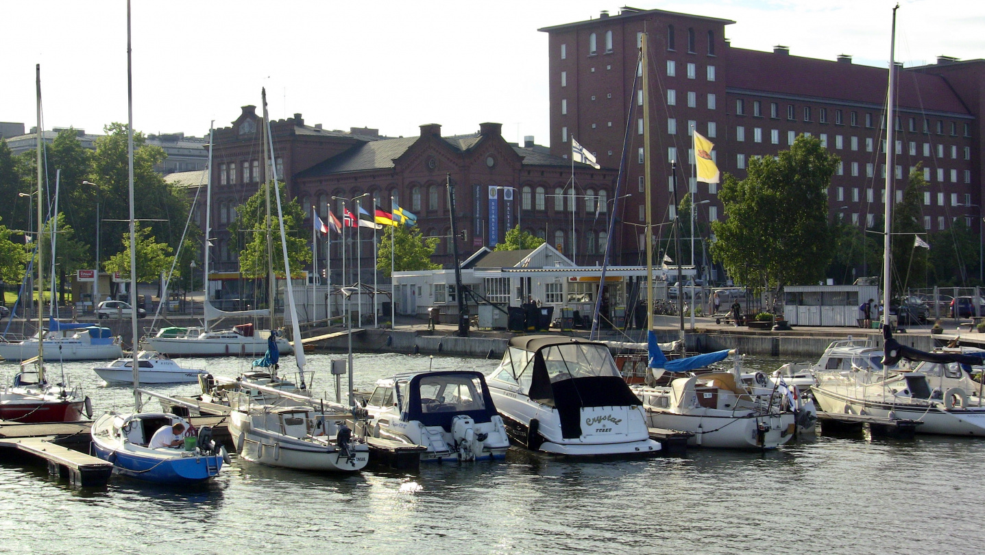 The marina of Helsinki Motor Boat Club