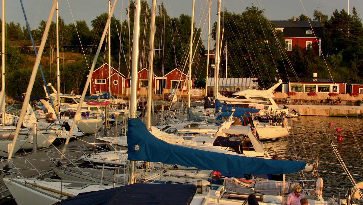 The harbour of Näsby in Houtskari