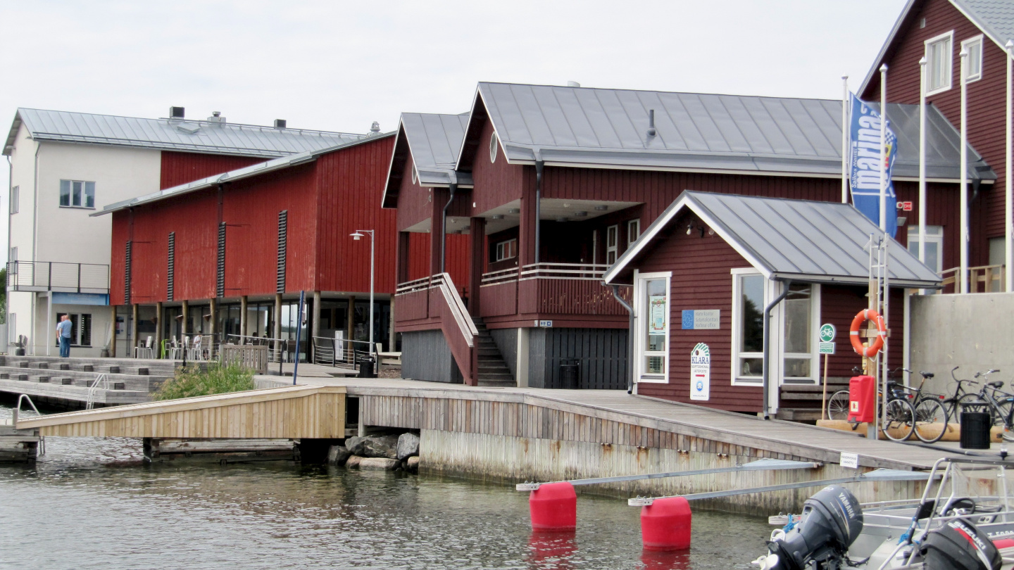 Brand new marina building of Korpoström