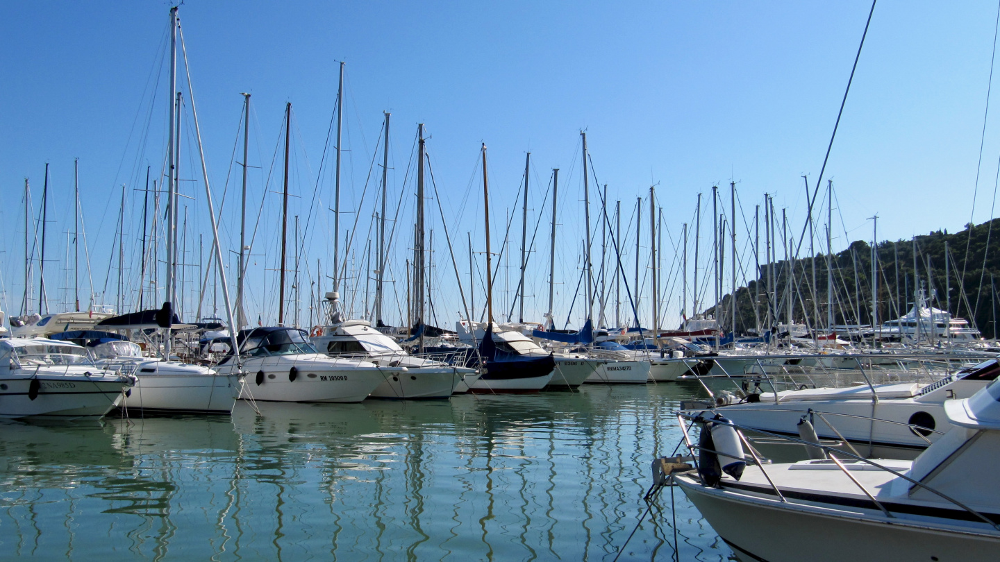 Med mooring in Orbetello