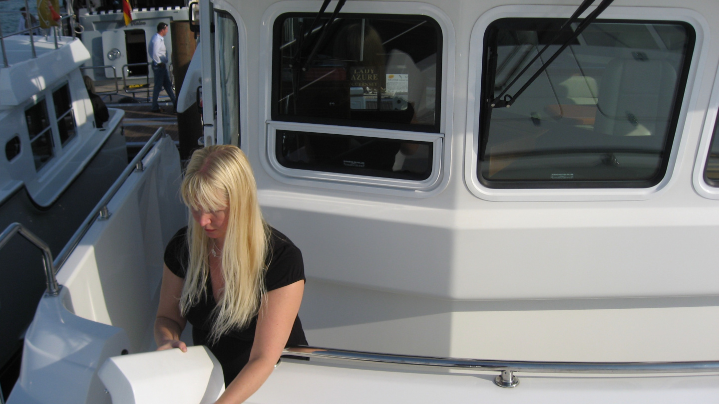 Eve on the portuguese bridge of Nordhavn 47