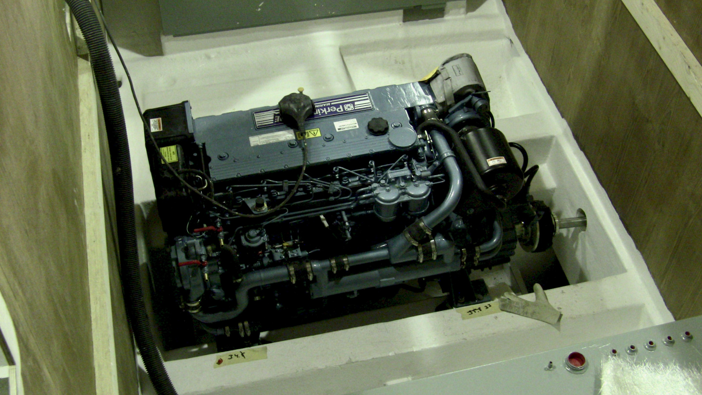 Perkins M225Ti engine installed