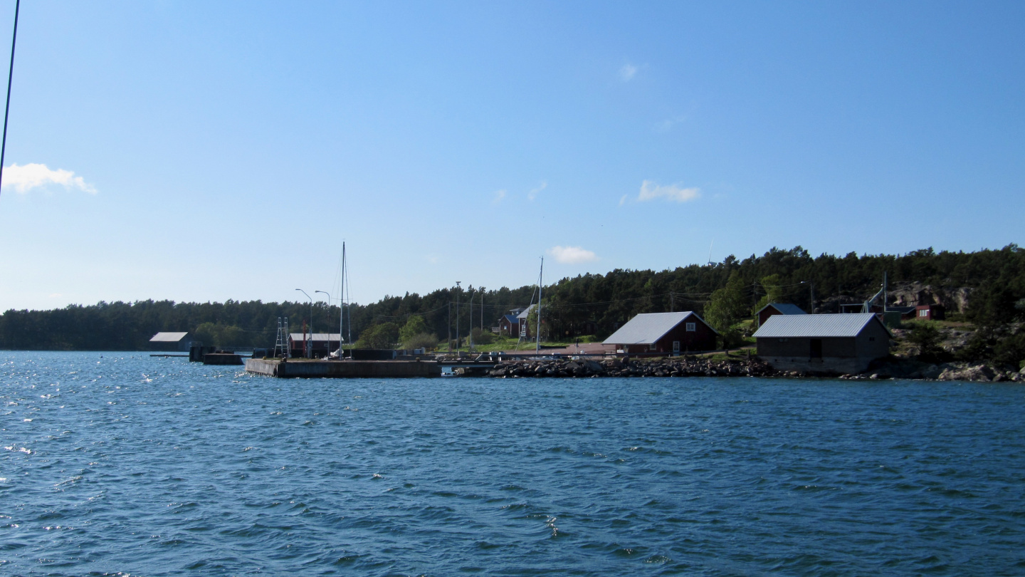 Sottunga harbour in Åland