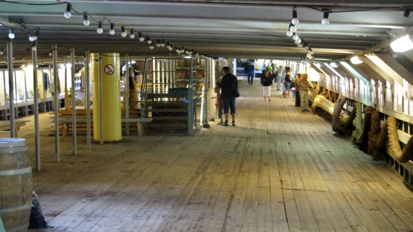 Pommern's upper cargo deck