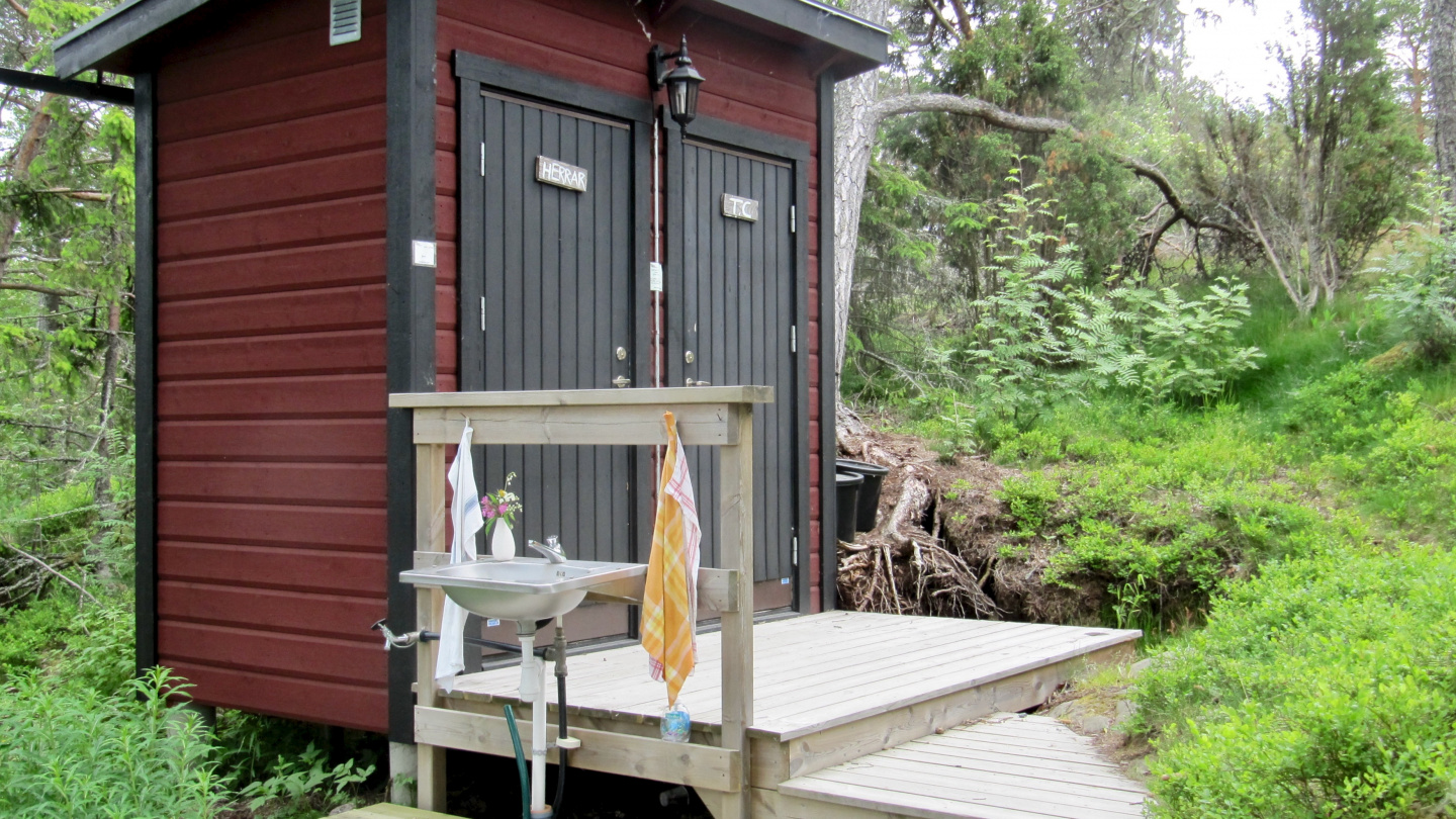 World's most beautiful outhouse toilet