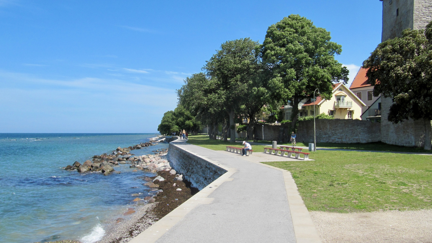 Beach park in Visby