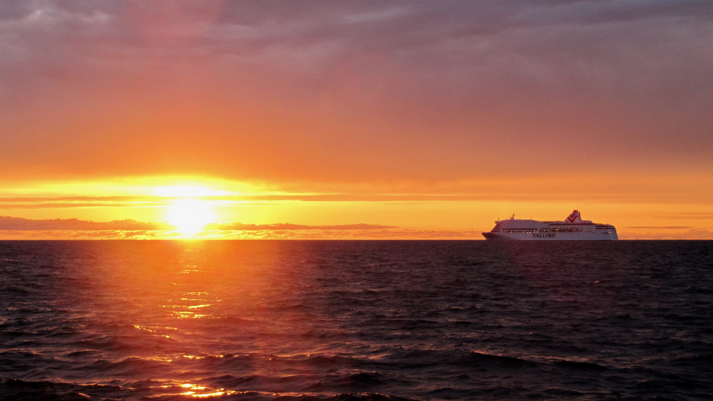 M/S Romantika near Cape of Kolka