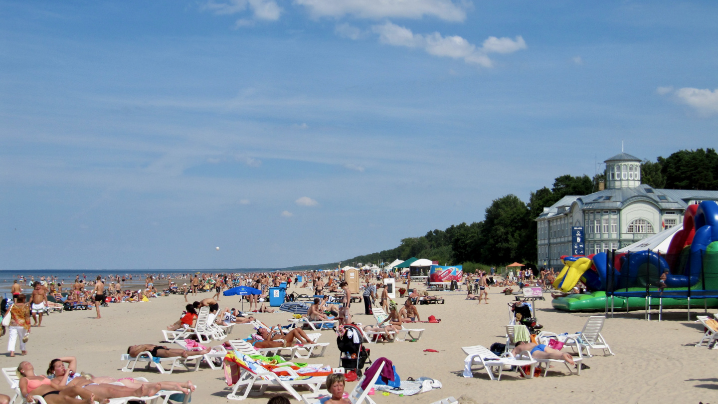 Beach in Jurmala