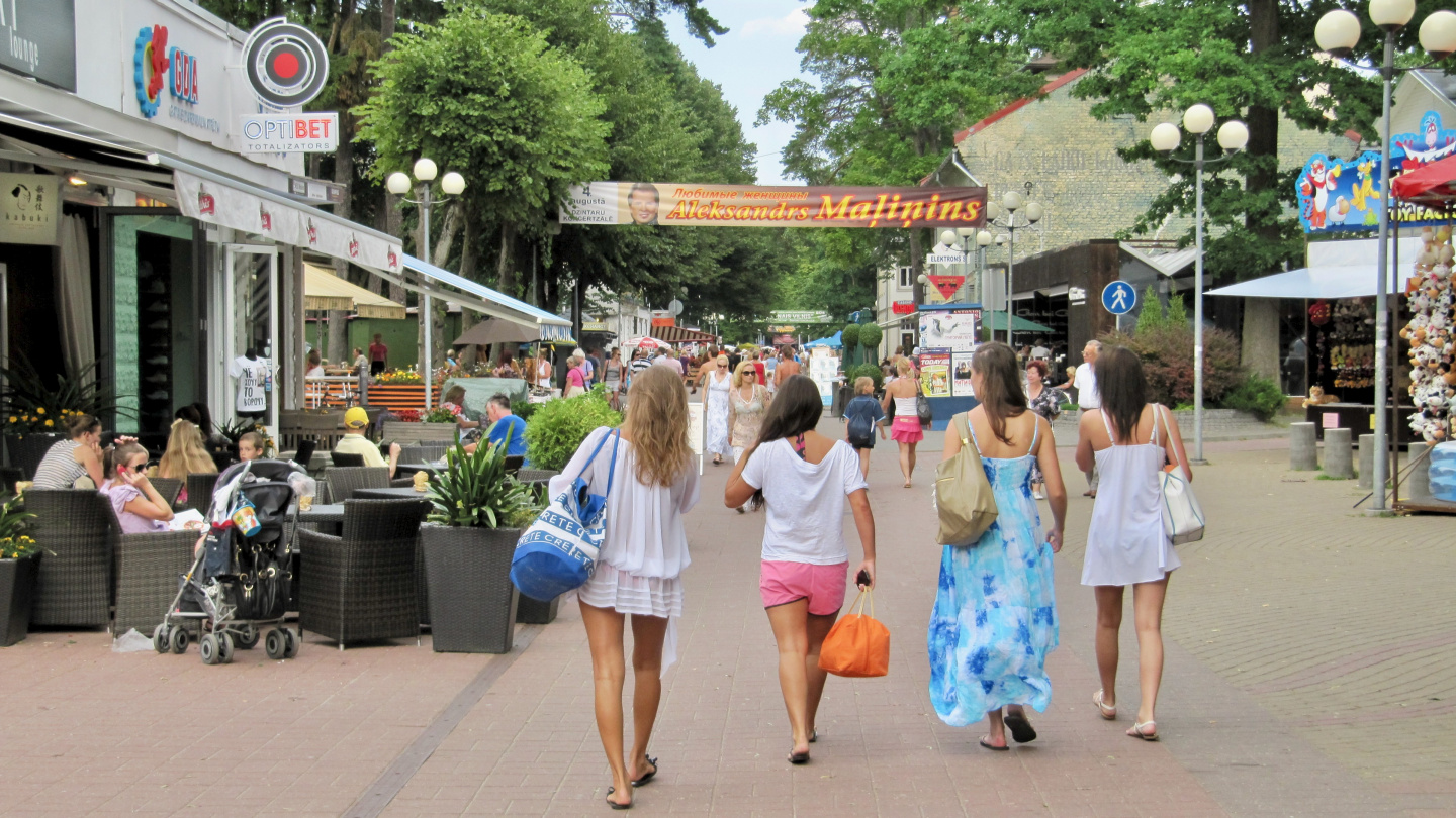 Walking street in Jurmala