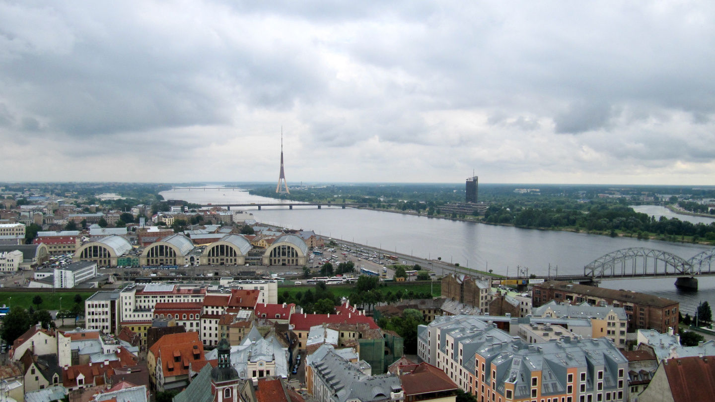 River Daugava in Riga