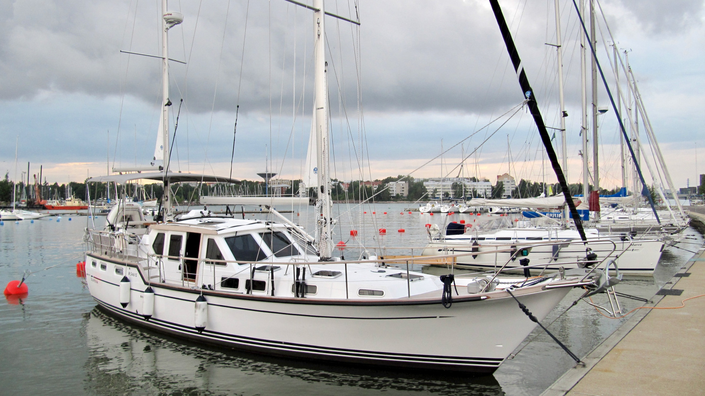 Suwena in Helsinki after five countries and 1119 nautical miles