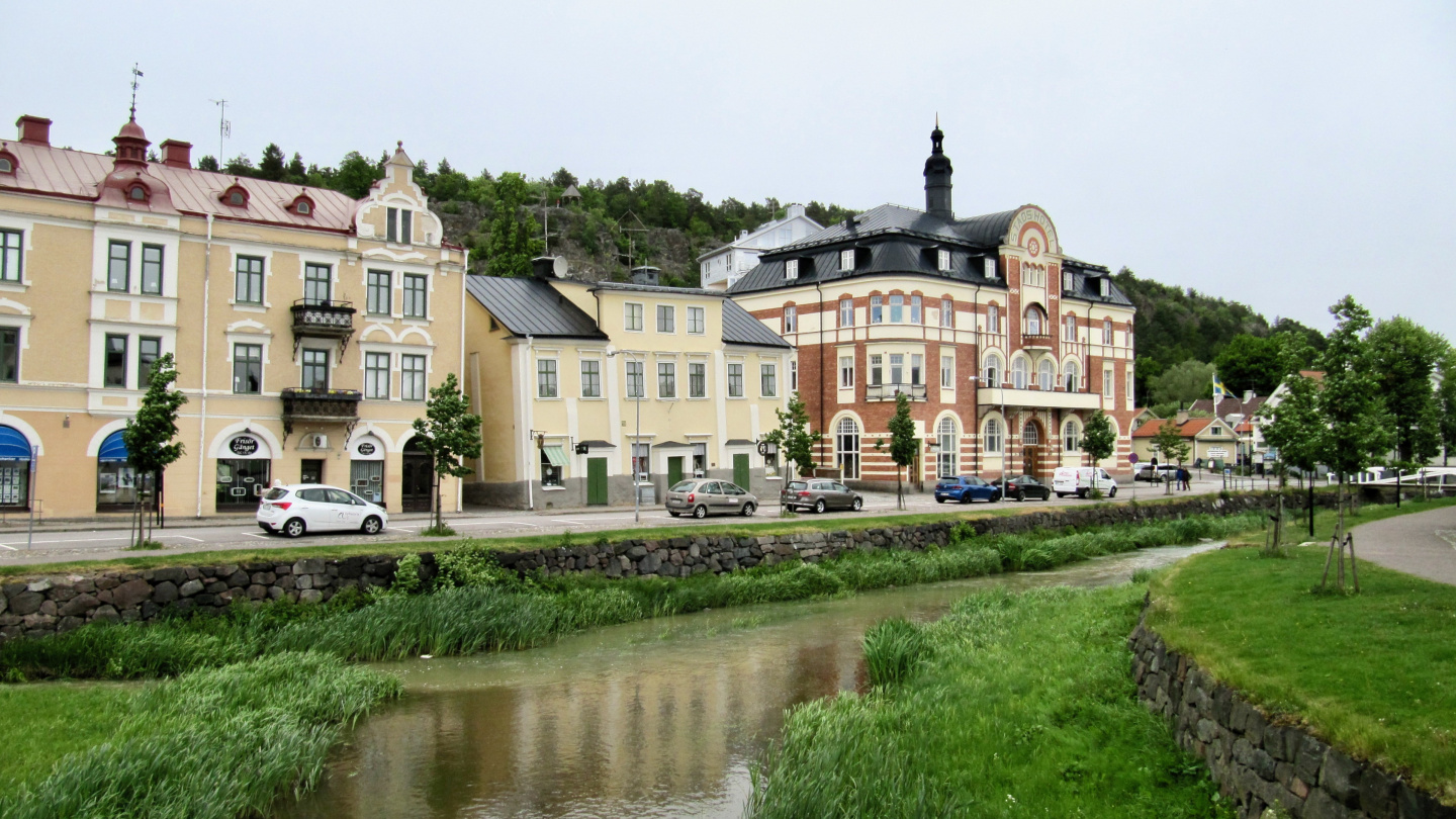 Söderköping, Ramunderberget hill is in the background