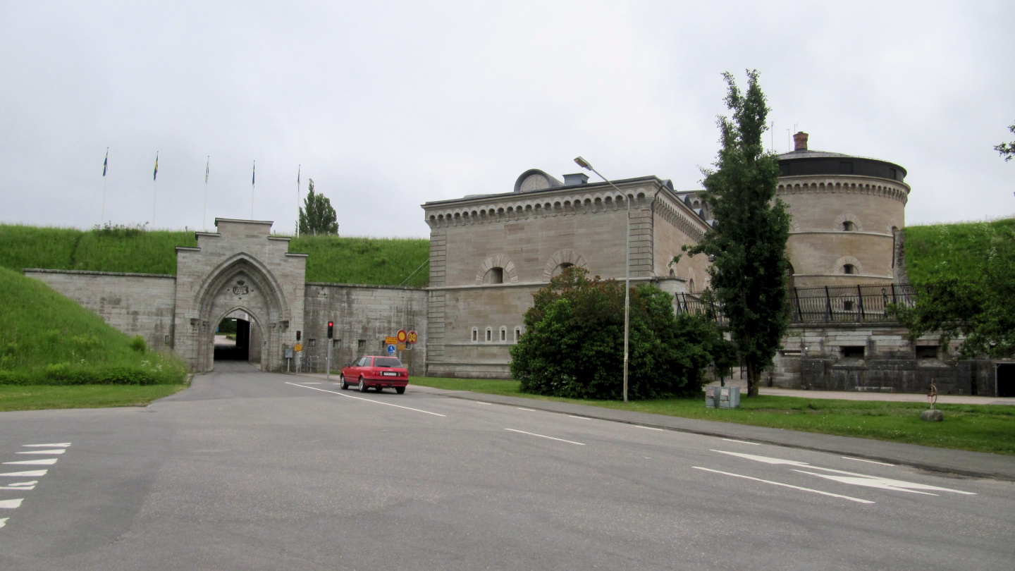 The main entrance of the Karlsborg fortress