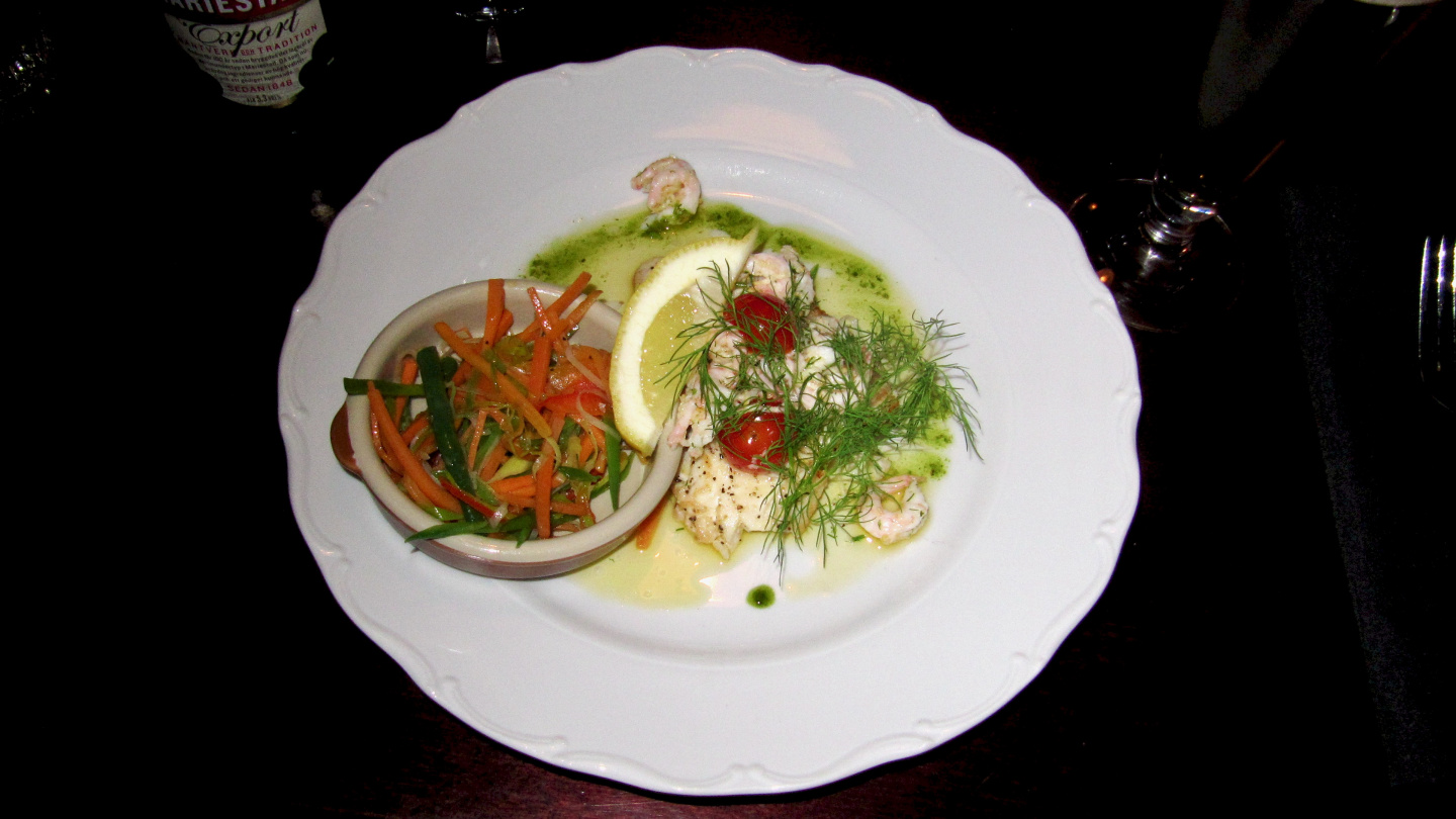 Gös dish of the restaurant Kajutan