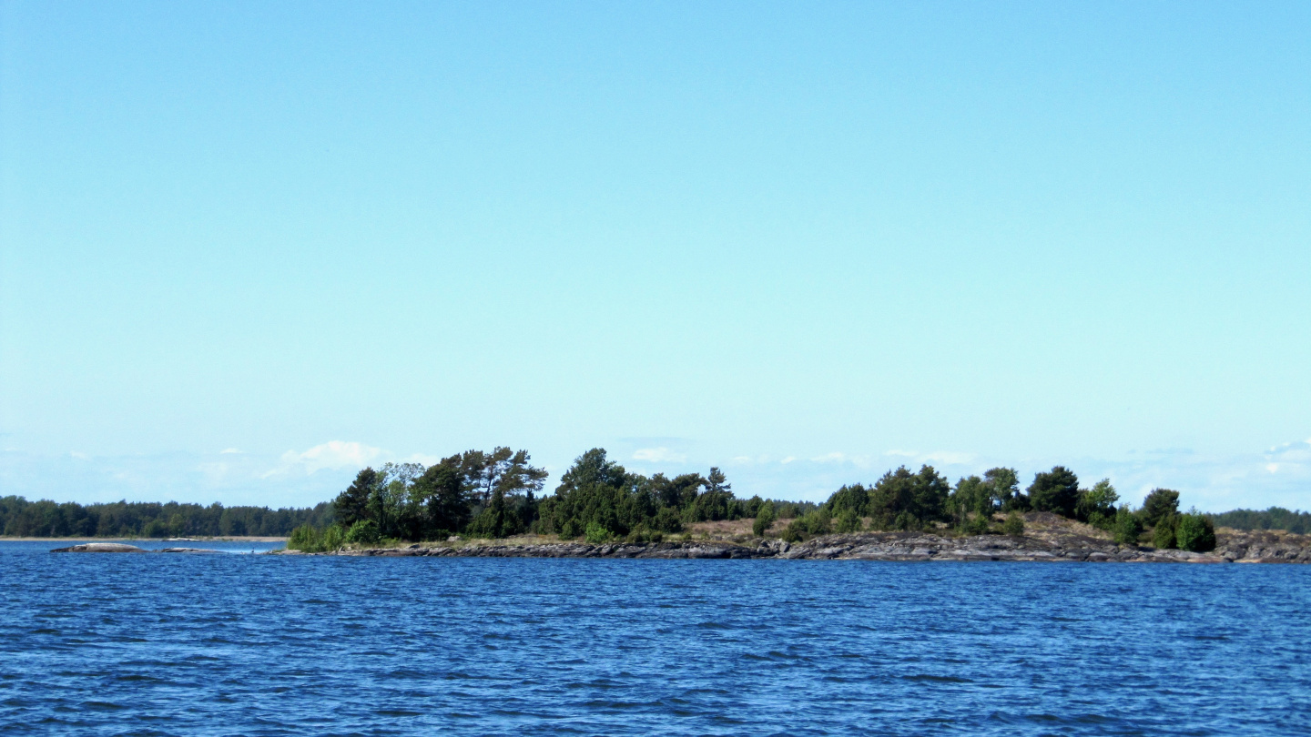 Lurö archipelago in the middle of lake Vänern