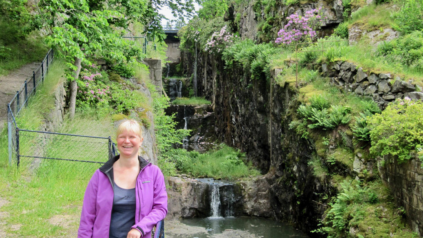 Eve at the old lock of Trollhätte