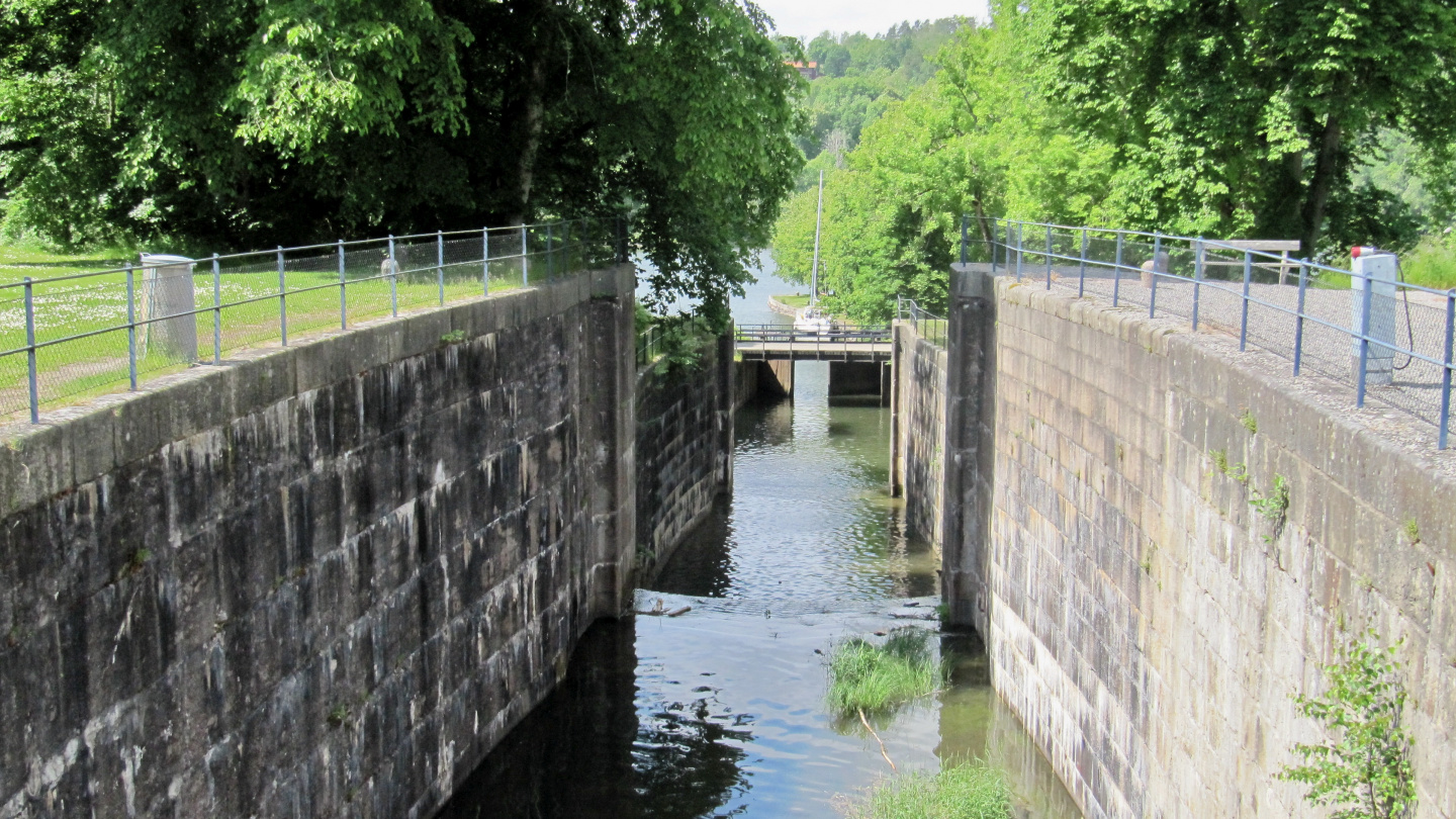 Old lock of Trollhätte