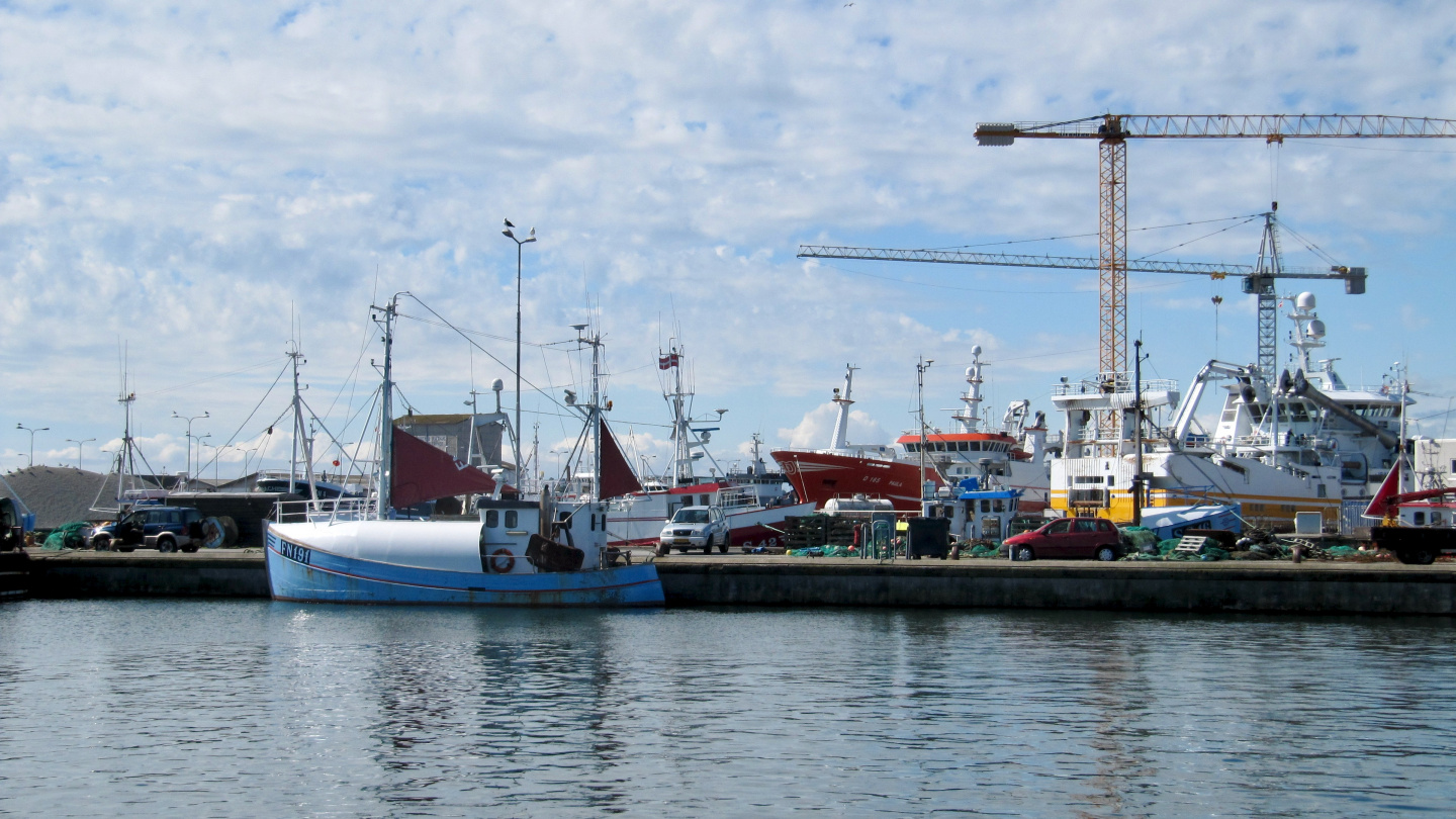 Fishing vessels in Skagen