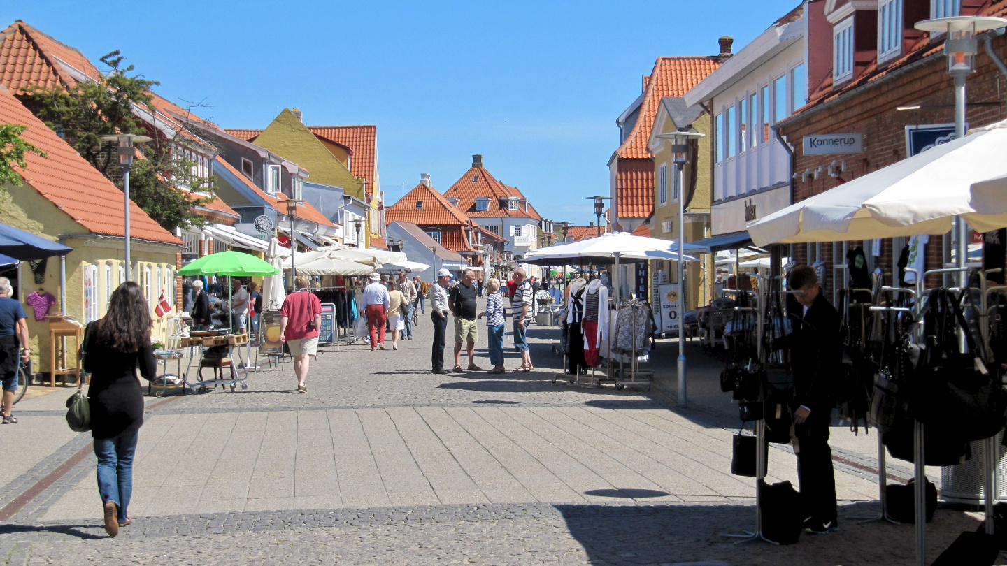 Walking street of Skagen