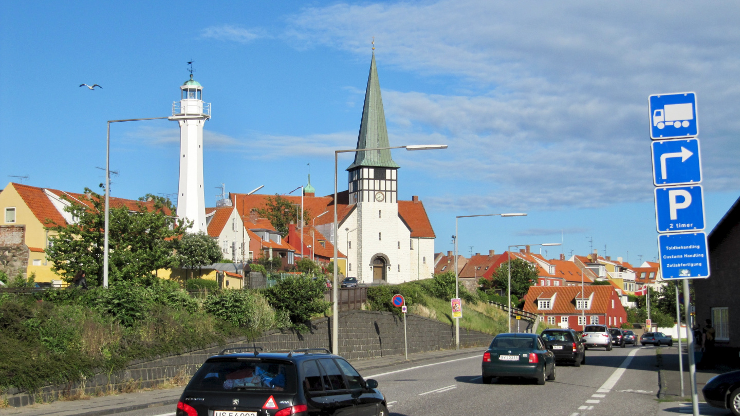 Rønne on the island of Bornholm