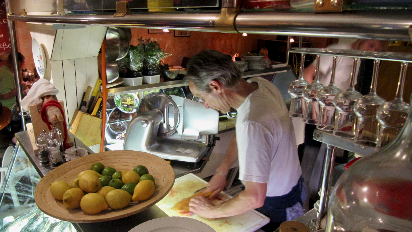 Kitchen of the restaurant Stark in Kappeln