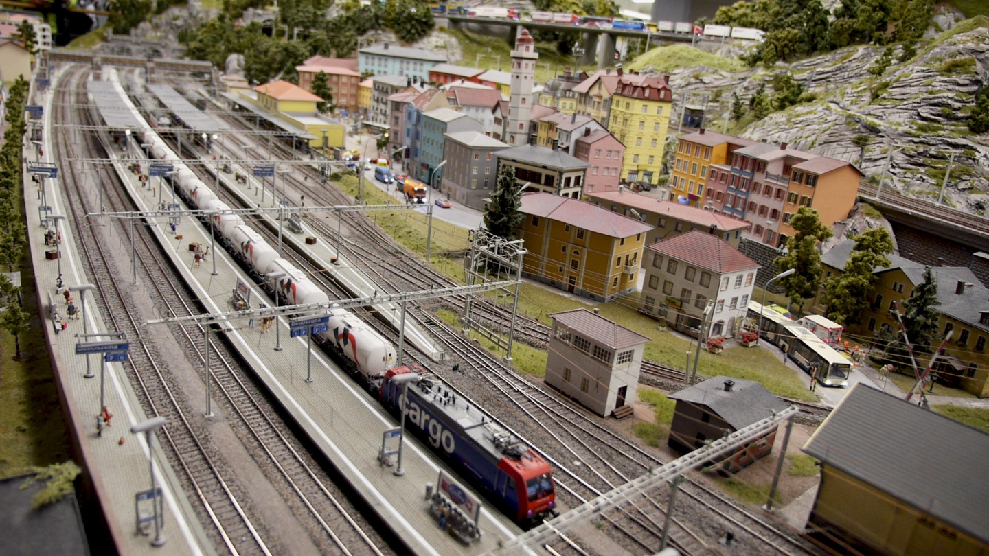 Model trains at Miniatur Wunderland in Hamburg