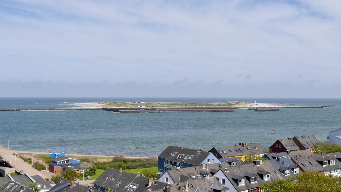 The island of Düne next to Helgoland