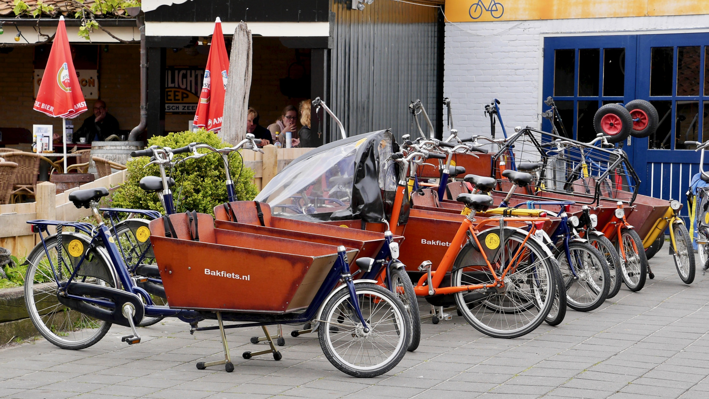 Cargo bicycles for rent in Vlieland