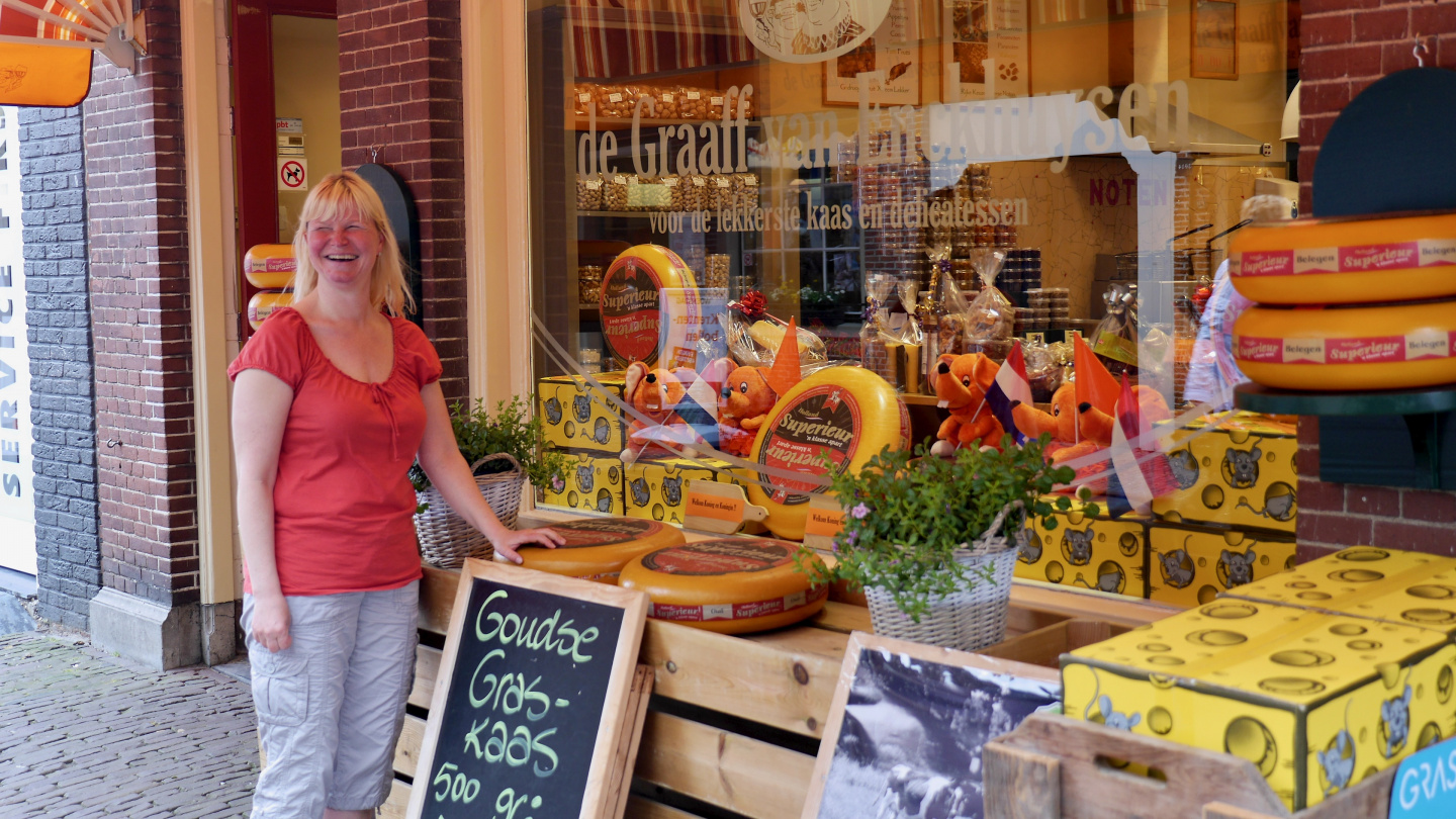 The Dutch cheese store in Enkhuizen