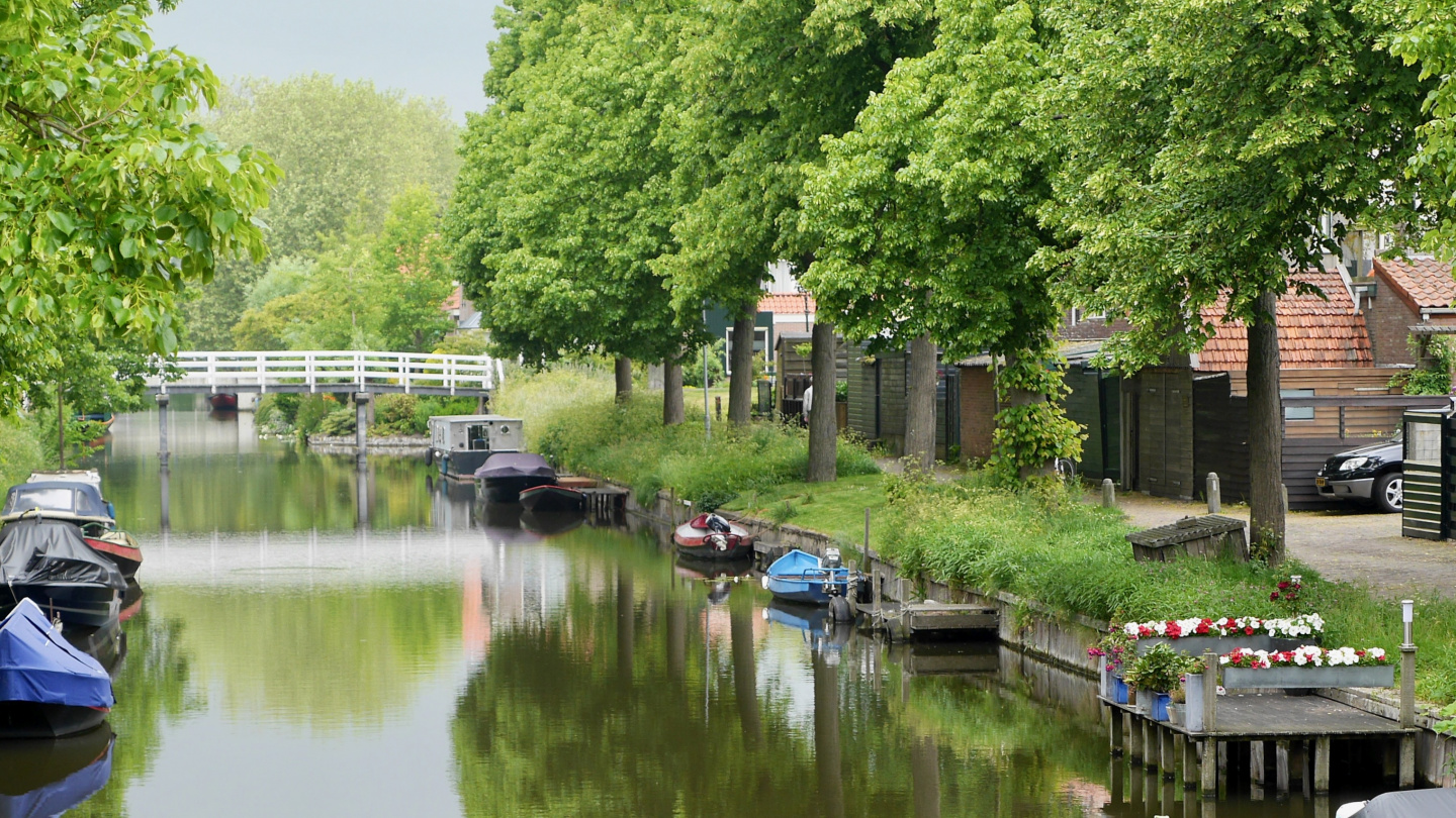 The canal in Enkhuizen