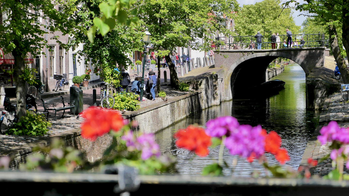 A canal in Edam