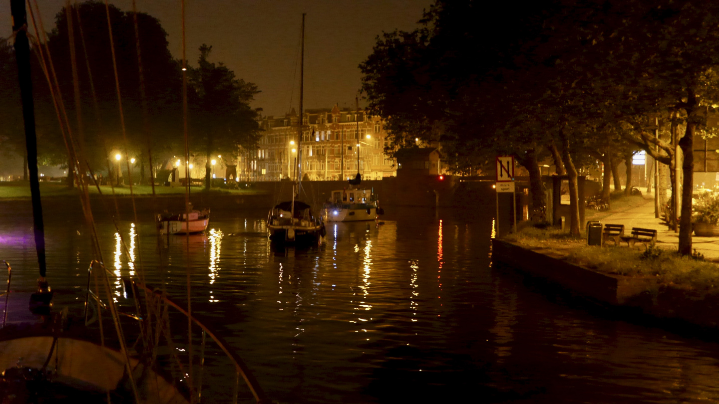 The night convoy in Amsterdam