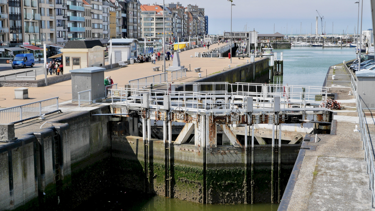 Mercator lock in Oostende