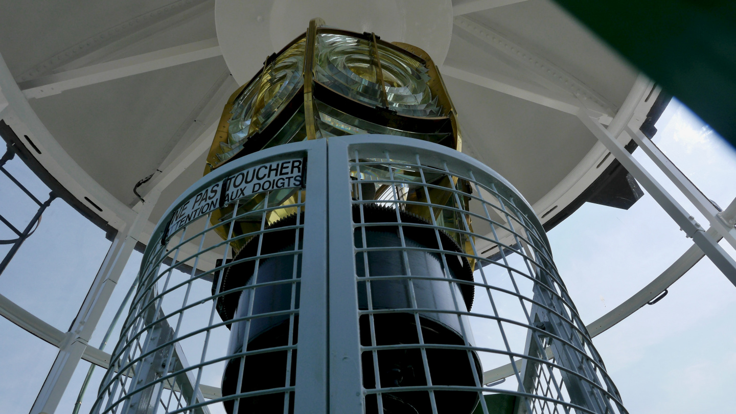 Lenses of the lighthouse of Calais