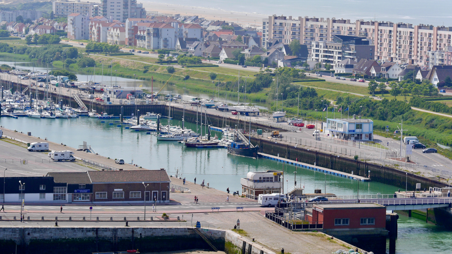 The marina of Calais