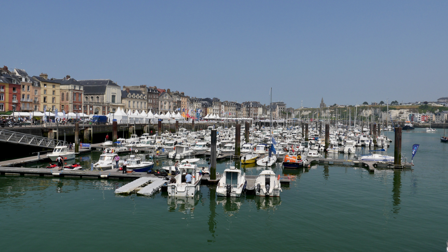 The marina of Dieppe