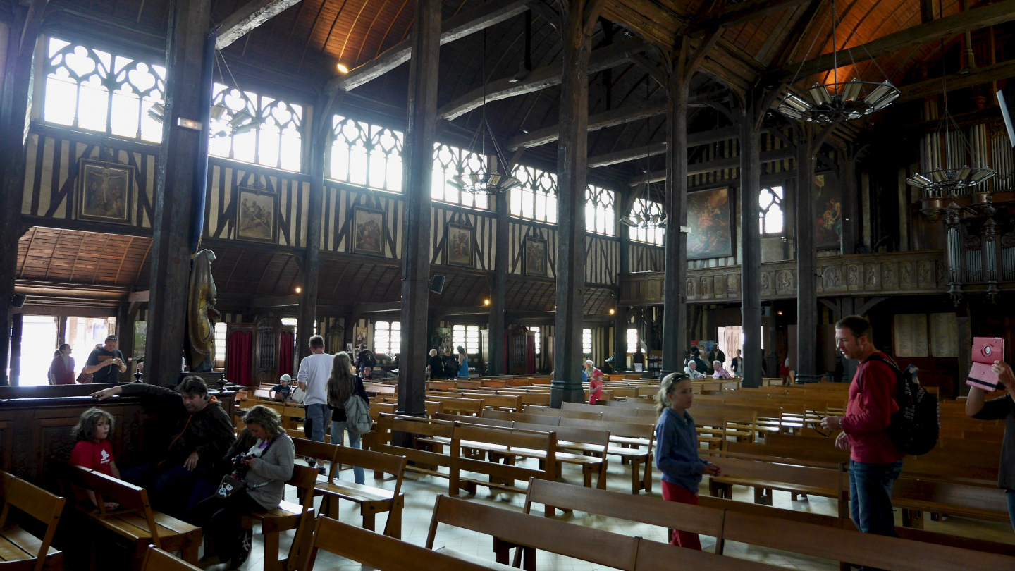 Sainte-Catherine wooden church in Honfleur