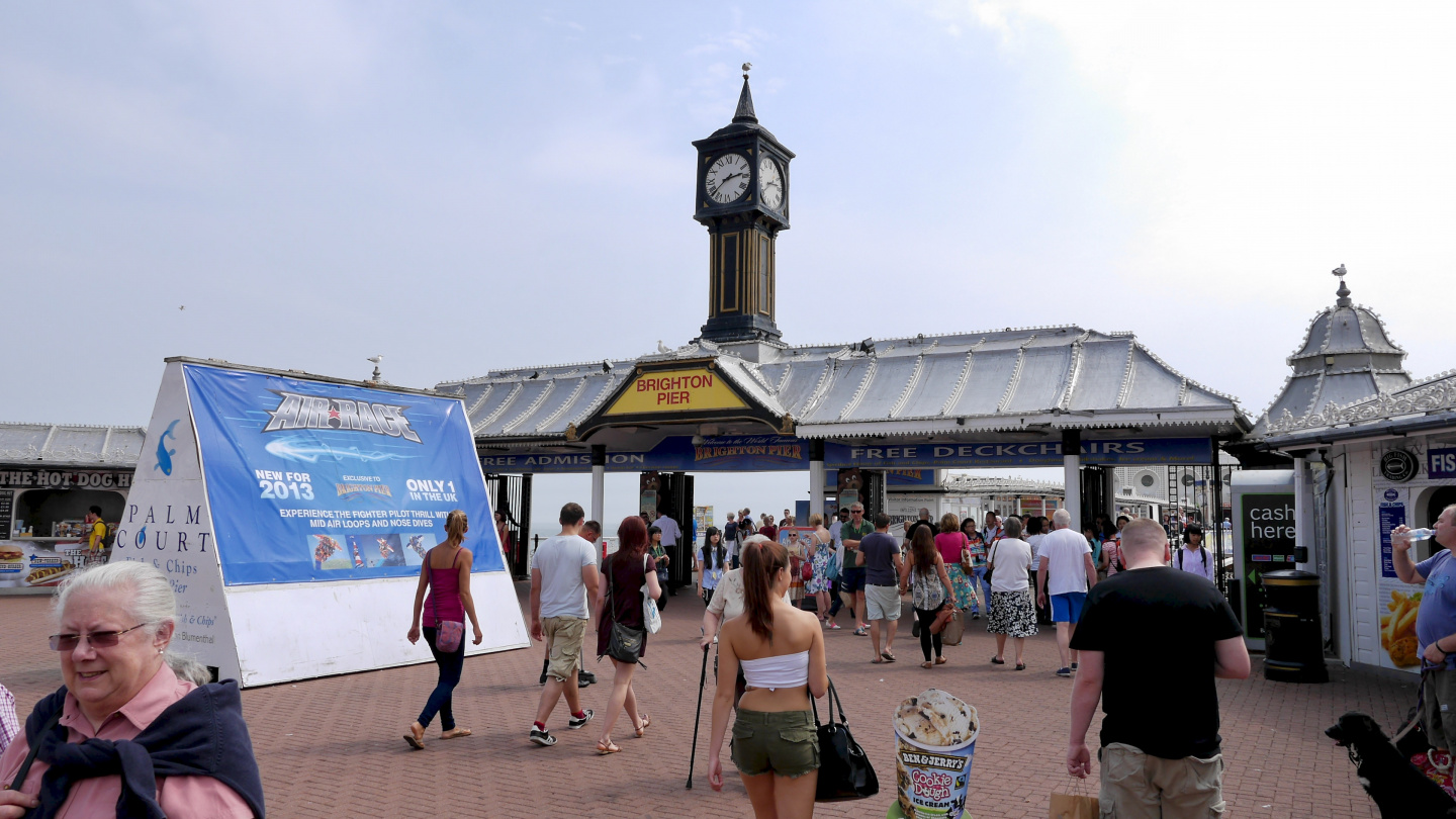 Brighton Pier merisilta