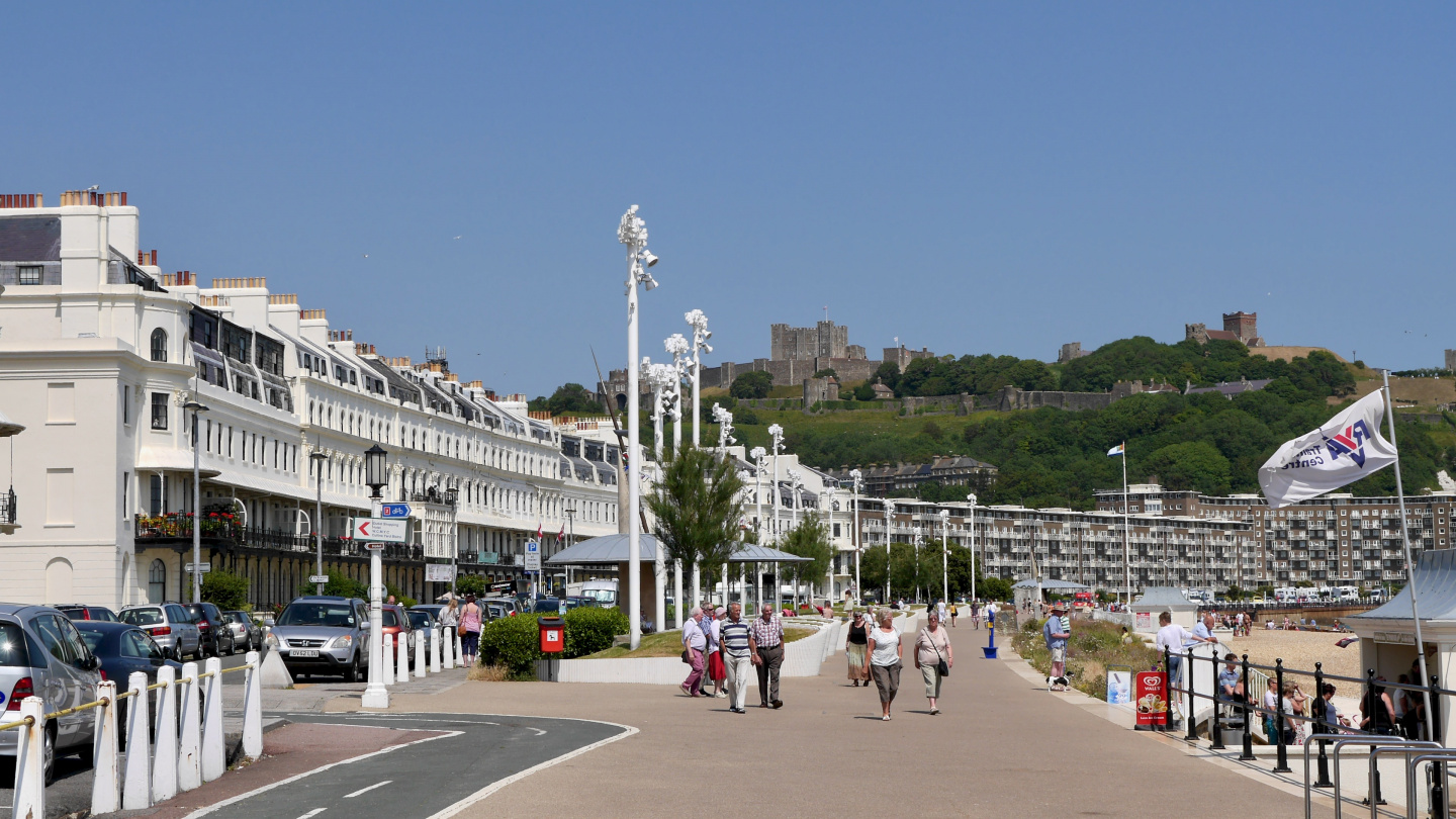 The waterfront of Dover