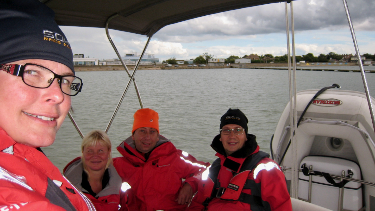 Welcome toast in Queenborough