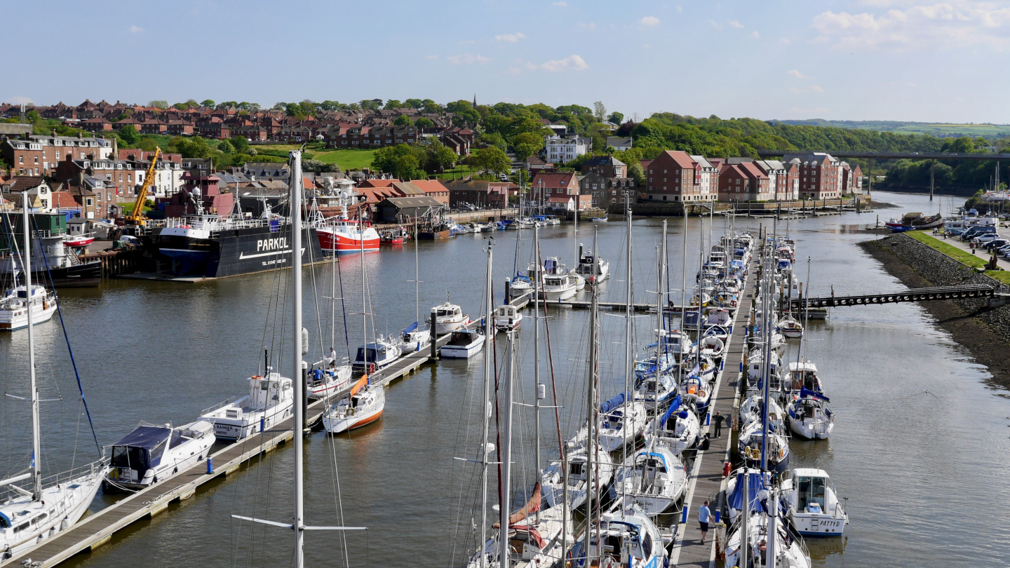 The boat harbour of Whitby