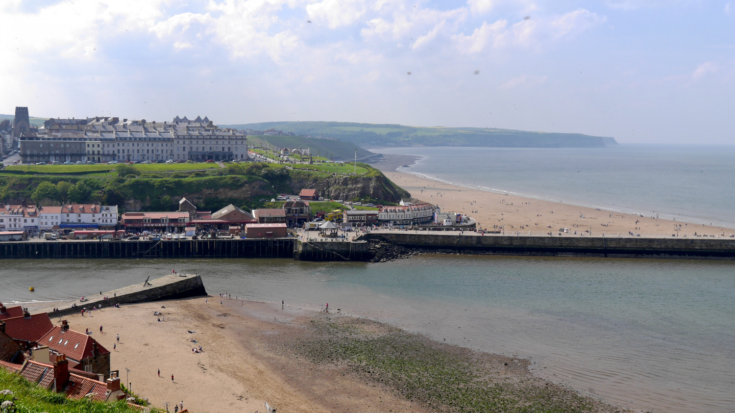 The beaches of Whitby