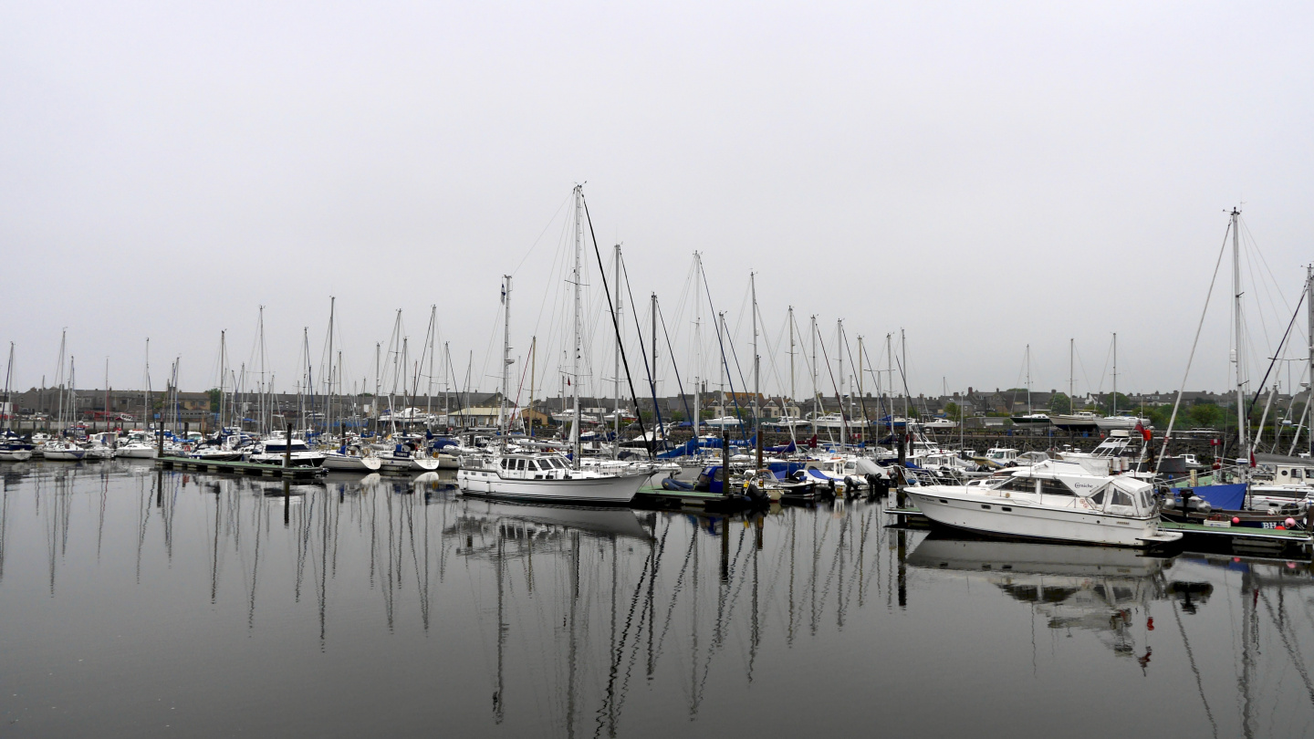 Suwena in the marina of Amble